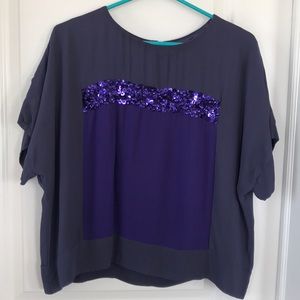 French Connection Sequin top
